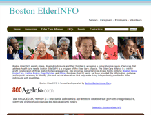 Tablet Screenshot of elderinfo.org